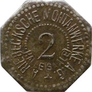 2 Pfennig - Halle A. Riebecksche Montanwerke A.G obverse image
