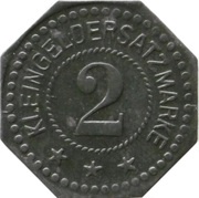 2 Pfennig - Heldrungen Gewerkschaft Heldrungen II, Germany,  reverse image