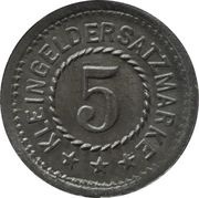 5 Pfennig - Heldrungen, Germany,  reverse image