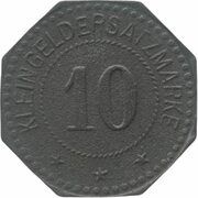 10 Pfennig - Kelbra a. Kyffhäuser, Germany, 1917 reverse image