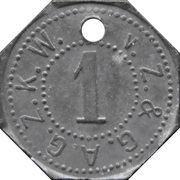 1 Pfennig - Klein-Wanzleben Z.K.W.v.Z. and G. A.G. obverse image