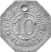 10 Pfennig - Klein-Wanzleben Z.K.W.v.R. and G. A.-G., Germany,  reverse image
