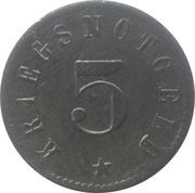 5 Pfennig - Lützen, Germany, 1919 reverse image