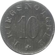 10 Pfennig - Lützen, Germany, 1919 reverse image