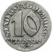 10 Pfennig - Magdeburg obverse image
