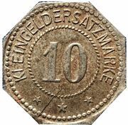 10 Pfennig - Mühlberg a. E., Germany, 1917 reverse image