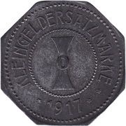50 Pfennig - Mühlhausen in Thüringen, Germany, 1917 reverse image