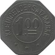 1 Mark - Oschersleben, Germany, 1917 reverse image