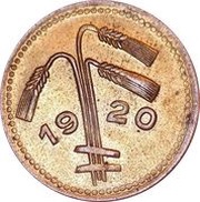 25 Pfennige - Osterburg, Germany, 1920 reverse image