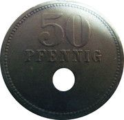50 Pfennig - Osterburg, Germany, 1918 reverse image