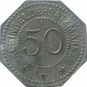 50 Pfennig - Sangerhausen, Germany, 1917 reverse image