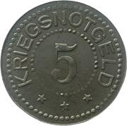 5 Pfennig - Schmiedeberg, Germany, 1918 reverse image