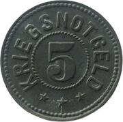 5 Pfennig - Schmiedeberg, Germany, 1920 reverse image