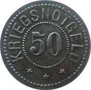 50 Pfennig - Schmiedeberg, Germany, 1918 reverse image