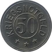 50 Pfennig - Schmiedeberg, Germany, 1920 reverse image