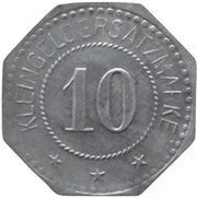 10 Pfennig - Schönebeck Zündhutfabrik S.B., Germany,  reverse image