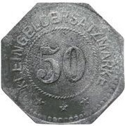 50 Pfennig - Schönebeck Zündhutfabrik S.B., Germany,  reverse image
