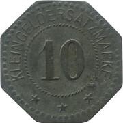 10 Pfennig - Sömmerda, Germany,  reverse image
