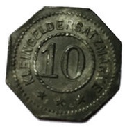 10 Pfennig - Sömmerda Dreyse and Collenbusch, Germany,  reverse image