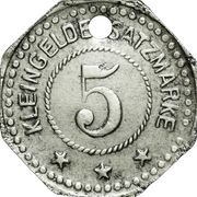5 Pfennig - Stendal, Germany,  reverse image