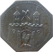 10 Pfennig - Suhl, Germany,  reverse image