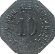 10 Pfennig - Suhl obverse image