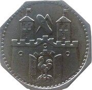 50 Pfennig - Suhl, Germany,  reverse image