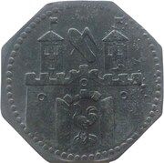50 Pfennig - Suhl, Germany, 1917 reverse image