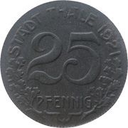 25 Pfennig - Thale am Harz obverse image