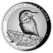 8 Dollars - Elizabeth II 6th Portrait - Australian Kookaburra, Australia, 2021 reverse image