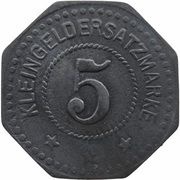 5 Pfennig - Torgau, Germany, 1917 reverse image
