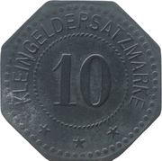 10 Pfennig - Torgau, Germany, 1917 reverse image