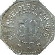 50 Pfennig - Torgau, Germany, 1917 reverse image
