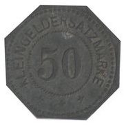 50 Pfennig - Torgau, Germany, 1921 reverse image