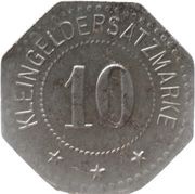 10 Pfennig - Wittenberg, Germany, 1917 reverse image