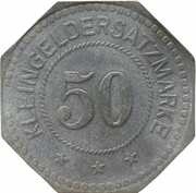 50 Pfennig - Wittenberg, Germany, 1917 reverse image