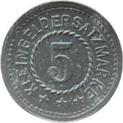 5 Pfennig - Zeitz, Germany, 1919 reverse image