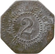 2 Pfennig - Zipsendorf Leonhardwerke A.G. obverse image
