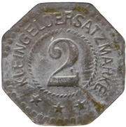 2 Pfennig - Zipsendorf Leonhardwerke A.G., Germany,  reverse image