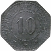 10 Pfennig - Zipsendorf Leonhardwerke A.G., Germany,  reverse image