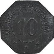 10 Pfennig - Elmshorn, Germany,  reverse image