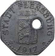 5 Pfennig - Flensburg obverse image