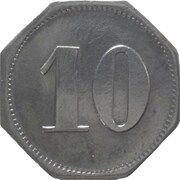 10 Pfennig - Heiligenhafen, Germany, 1917-1923 reverse image