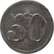 50 Pfennig - Heiligenhafen, Germany,  reverse image