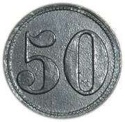 50 Pfennig - Heiligenhafen, Germany,  reverse image