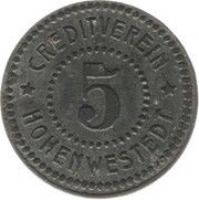 5 Pfennig - Hohenwestedt obverse image
