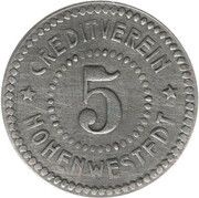 5 Pfennig - Hohenwestedt obverse image