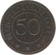 50 Pfennig - Hohenwestedt, Germany,  reverse image