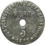 5 Pfennig - Lauenburg an der Elbe obverse image