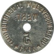 5 Pfennig - Lauenburg an der Elbe, Germany, 1917 reverse image